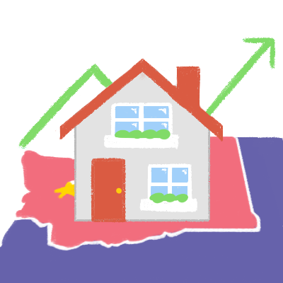 Washington State housing data visualization